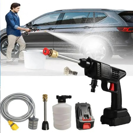 Paikari Rechargeable Single Battery Car Wash Cordless Spray Machine